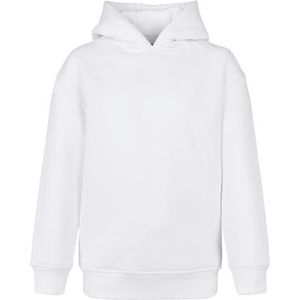 Urban Classics Girls Hoody sweatshirt met capuchon, wit, 134-140, Wit.