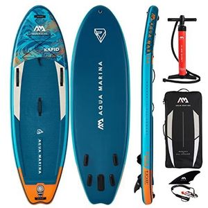 Aqua Marina Rapid Whitewater Opblaasbaar Stand Up Paddle Board 2022, 2,7 m lang, 15,2 cm, meerkleurig