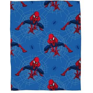 Character World Disney Spiderman Fleecedeken, superzacht, 100 x 150 cm, ideaal voor thuis, slaapkamer, logeerpartijtjes en kamperen