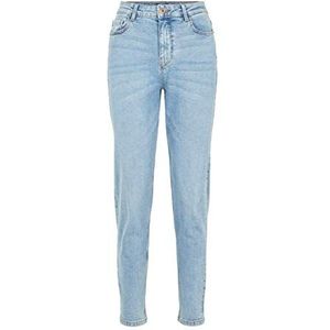 PIECES Comfortabele stretch jeans voor dames, lichte jeans blauw
