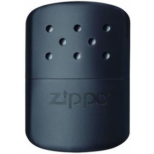 Zippo Oplaadbare handwarmer voor 12 uur, vlamloos, warmtevrij en geurloos, voor activiteiten bij koud weer, oplaadbare aansteker, duurzame metalen constructie, zwart