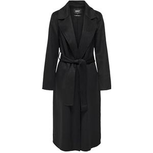 ONLY Onlbelina Manteau en laine pour femme, Noir, XS