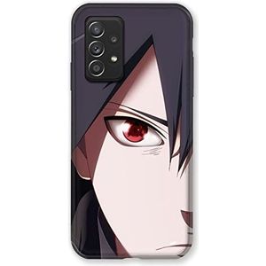 Cokitec Hoesje voor Samsung Galaxy A52S Manga Naruto Sasuke Face