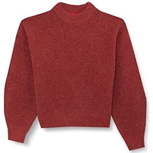 HUGO Sismia Dames Knitted_Sweater Dark Red604 XXL, Dark Red604