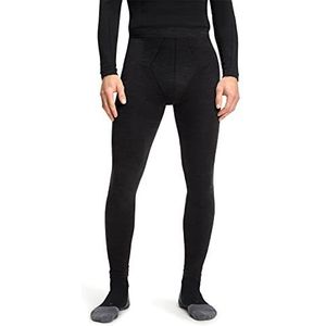 FALKE Functionele panty voor heren, scheerwol, zwart, blauw, ademend, sneldrogend, voor koude tot zeer koude temperaturen