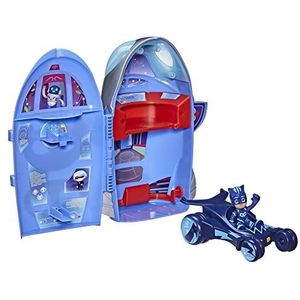 PJ Masks 2-in-1 spel met hoofdkwartier en raket voor kinderen vanaf 3 jaar, F2098FF2