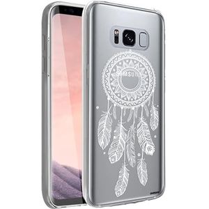 Evetane - Beschermhoes van siliconen voor Samsung Galaxy S8 Plus – rondom bescherming 360, dun en transparant – voor- en achterkant – hoge sterkte – transparant