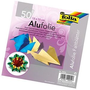 Global Art Folia Origami papier van aluminium, 15,2 x 15,2 cm, 50 vellen
