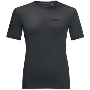 Jack Wolfskin Tech T M T-shirt, korte mouwen, voor heren, Phantom, 3XL