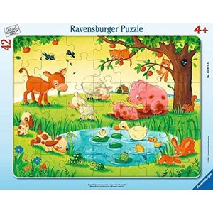 Ravensburger - Kinderpuzzel - puzzel frame 30-48 p - kleine dieren - vanaf 4 jaar - 05075