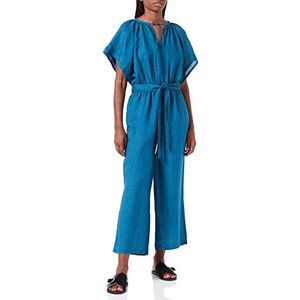 s.Oliver 3/4 jumpsuit 3/4 dames, Blauwgroen