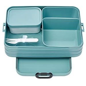 Mepal 107635692400 Take A Break Bento-Box, TPE/PP/ABS, 1,5 liter, Nordic Green