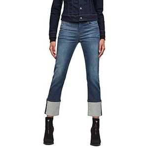 G-STAR RAW Noxer damesjeans met hoge taille, Blauw (Worn In Gravel Blue D17192-c431-b844)