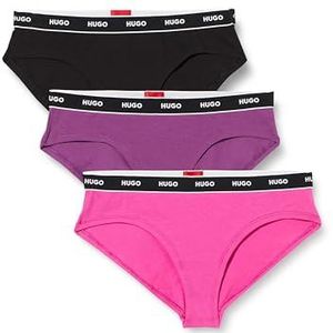 HUGO Triplet gestreepte slip voor dames, Open Miscellaneous985