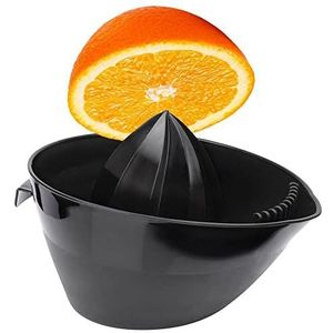 Citruspers Zwart - Citroenpers - Limoenpers - Handcitruspers - Handmatige - Fruitpers - Sinaasappel