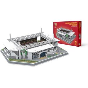MEGABLEU - Stadion 3D Bollaert Rc Lens puzzel, 678297, grijs/rood/geel, 31 x 22,8 l