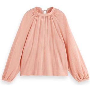 Scotch & Soda Bow Detail Top Tanktop voor dames, Peach Pink 636, 36