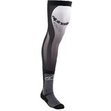 Alpinestars Knee Brace Socks MX-technische sokken, uniseks, 1 stuk, Zwart Wit