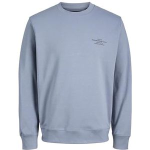 JACK & JONES Jprblachad Branding Sweatshirt Crew Neck Ln Jprblachad Branding Sweatshirt met ronde hals Ln Heren (1 stuk), grijs., S