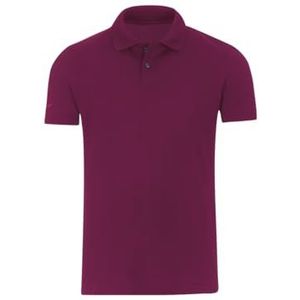 Trigema Poloshirt voor heren van piqué elastaan, Paars.