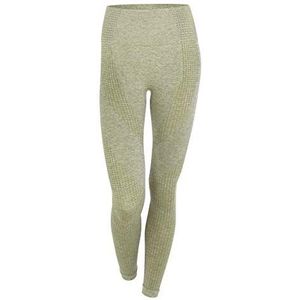 STARK SOUL Sportlegging met hoge taille voor dames, zwart, groen, melange, maten S, M, L, XL, Kleur: groen