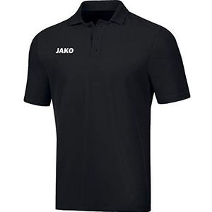 JAKO poloshirt dames lichtgrijs melange 44 6365, zwart.