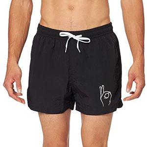 Mister Tee Easy Sign Zwemshort voor heren, zwart.