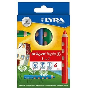 Lyra Kredki Groove Triple 6 sztuk