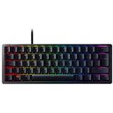Huntsman Mini (Red Switch) - Compact 60% gaming toetsenbord met opto-mechanische schakelaars (PBT-keycaps, afneembare USB-C-kabel) Spaans toetsenbord - zwart