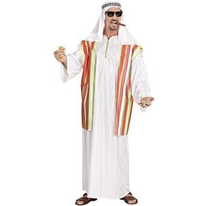 WIDMANN 3175b? Volwassenen Sheikh kostuum, wit, maat XL