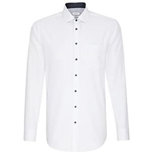 seidensticker Seidensticker Heren business hemd regular fit 1.19 heren zakelijk overhemd, wit (wit 01)