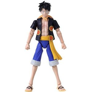 Bandai - Anime Heroes - One Piece - Anime Heroes figuur 17 cm - Monkey D. Luffy versie Dressrosa - Officiële licentie One Piece - actiefiguur Luffy - Speelgoed voor kinderen vanaf 4 jaar - 37007