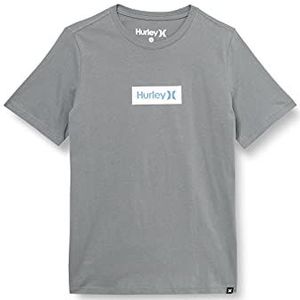 Hurley B Hrly PRM OAO kinder-T-shirt, klein doosje, Grijs (rook grijs)