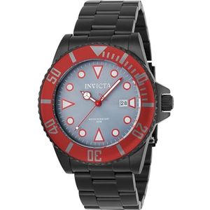 Invicta Pro Diver 90296 Herenhorloge, 44 mm, zwart, 44, horloge, zwart., Horloge