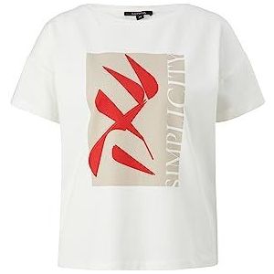 comma T-shirt pour femme, 01D8, 34