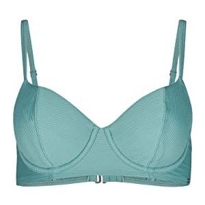 Skiny dames beugel bh, Mineraalblauw