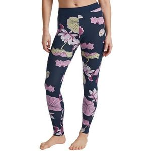 CALIDA Modieuze elastische legging voor dames, Donkerblauwe print