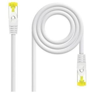 Câble réseau Cat 6A S/FTP, AWG 26, LSZH, 2 m, idéal pour les connexions à haute vitesse et les environnements sensibles au feu.