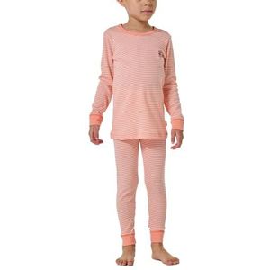 Schiesser Schiesser Meisjespyjama, lang, natuurlijke liefde, pyjamaset voor meisjes, Apricot_182722