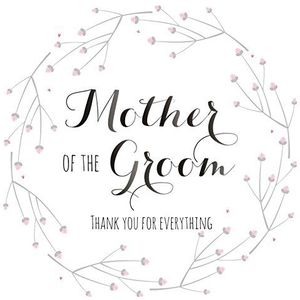 Claire Giles Quill trouwkaart ""Mother of The Groom Thank You