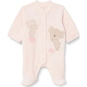 Chicco Chenille overall met voet, pyjama voor baby's en jongens, Roze 917