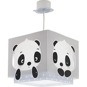 Dalber 63162T hanglamp voor kinderen, panda, dieren, blauw