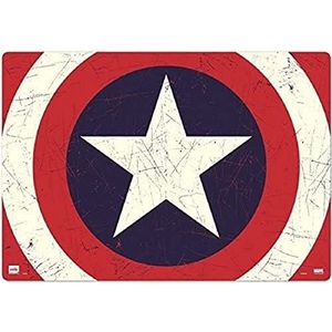 Grupo Erik - Bureauonderlegger Marvel Captain America Shield | bureauonderlegger voor kinderen | bureauonderlegger voor kinderen 34 x 49 cm