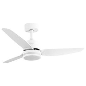 Eden pulse Ventilator, wit, 20 W, led, geïntegreerd, 2350 lm, 3 temperaturen, afstandsbediening, 38/48 x 112 x 112 cm