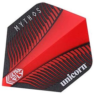 Unicorn dartpijlen Mythos Gryphon rood Ultrafly ritten, unisex, 68921, rood/zwart, Big Wing Flight