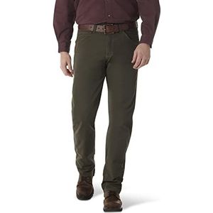 Wrangler Men's Riggs Workwear Ripstop Technical Pant, Loden, 35x32