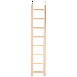 TRIXIE Houten ladder, 8 sporten/36 cm voor parkieten, kanarie