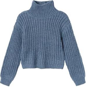 NAME IT Nkfosally Ls korte gebreide trui voor meisjes, 1 stuk, Wilde wind