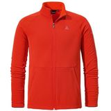 Schöffel Toreck M Warm fleecejack voor heren, ademende functionele jas van stretch fleece, Poinciana, 56, Poinciana