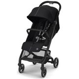 Cybex Gold BEEZY kinderwagen, met harnas met één trekkracht, vanaf de geboorte tot ca. 4 jaar (max. 22 kg), compact en ergonomisch, Maan Zwart (zwart)